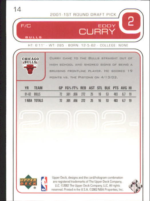 2002/2003 Upper Deck Basketball Part 1 Main Set Cards #1 to #260 - Picture 29 of 499