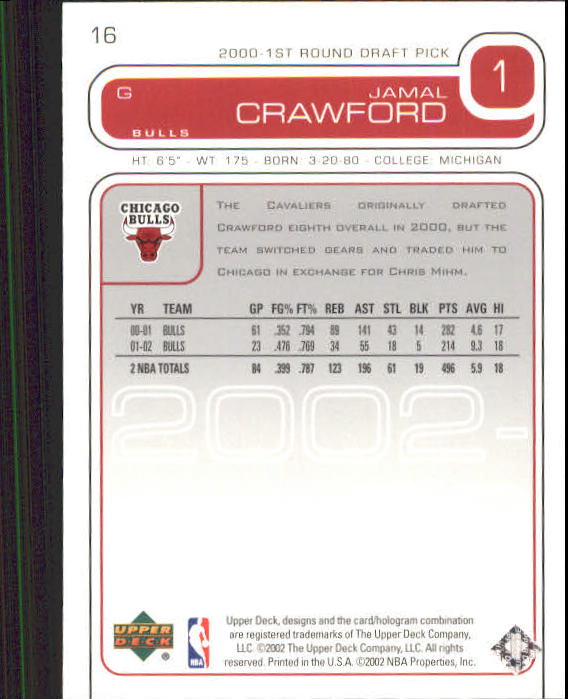 2002/2003 Upper Deck Basketball Part 1 Main Set Cards #1 to #260 - Picture 33 of 499