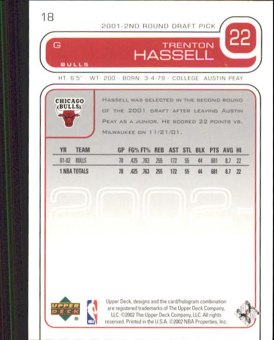 2002/2003 Upper Deck Basketball Part 1 Main Set Cards #1 to #260 - Picture 37 of 499