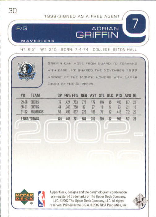 2002/2003 Upper Deck Basketball Part 1 Main Set Cards #1 to #260 - Picture 61 of 499