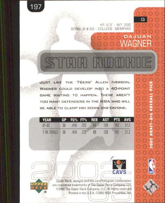 2002/2003 Upper Deck Basketball Part 1 Main Set Cards #1 to #260 - Picture 389 of 499