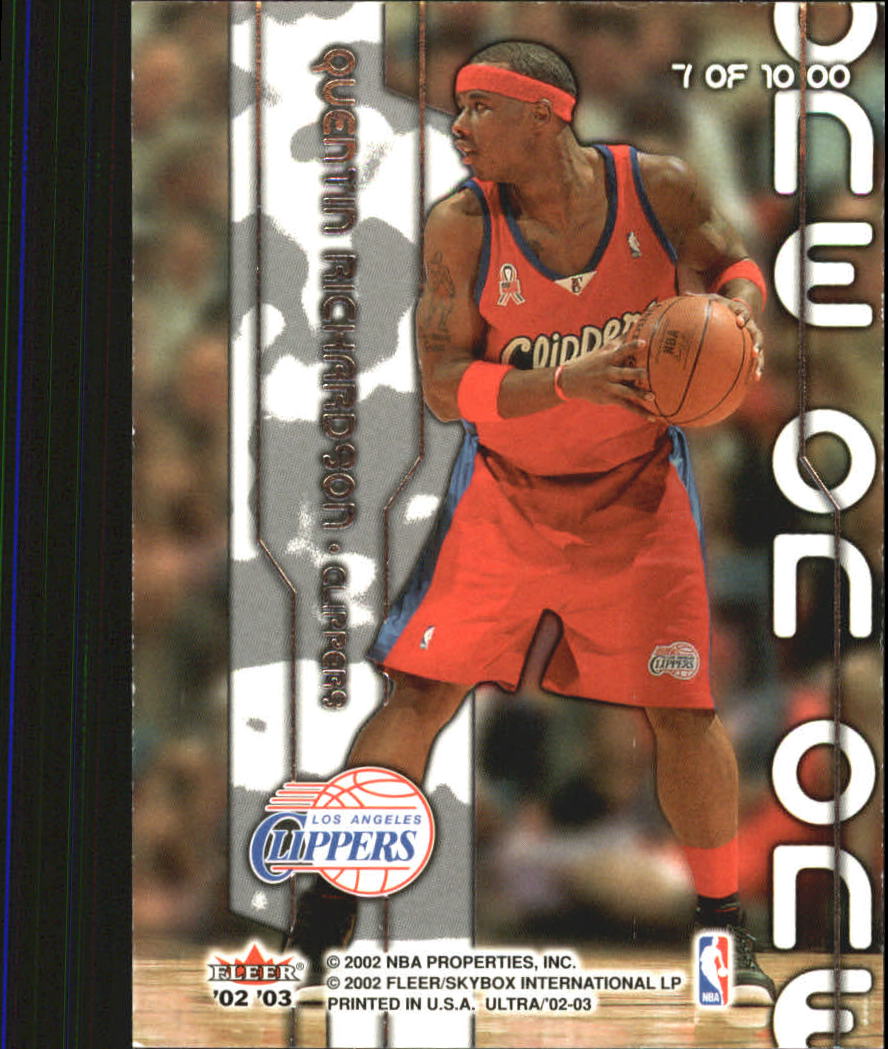 2002/2003 Ultra (Fleer) Basketball - Picture 153 of 161