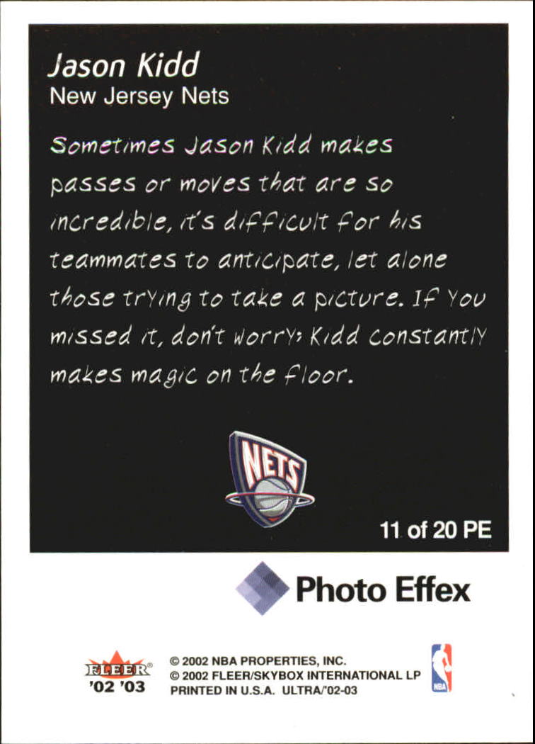 2002/2003 Ultra (Fleer) Basketball - Picture 161 of 161