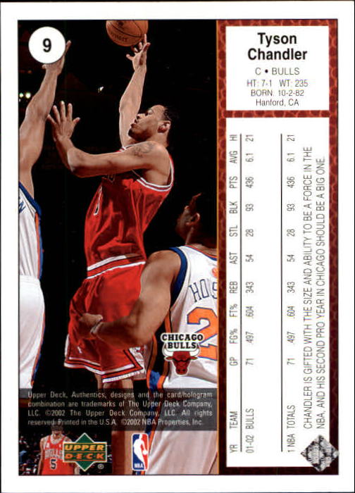 2002/2003 Authentics (Upper Deck) Basketball - Picture 358 of 374