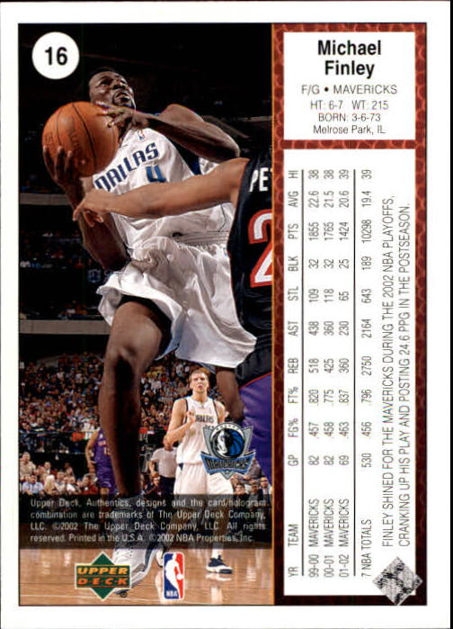 2002/2003 Authentics (Upper Deck) Basketball - Picture 344 of 374