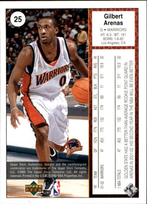 2002/2003 Authentics (Upper Deck) Basketball - Picture 326 of 374