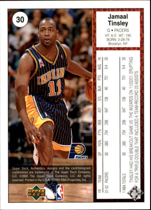 2002/2003 Authentics (Upper Deck) Basketball - Picture 316 of 374