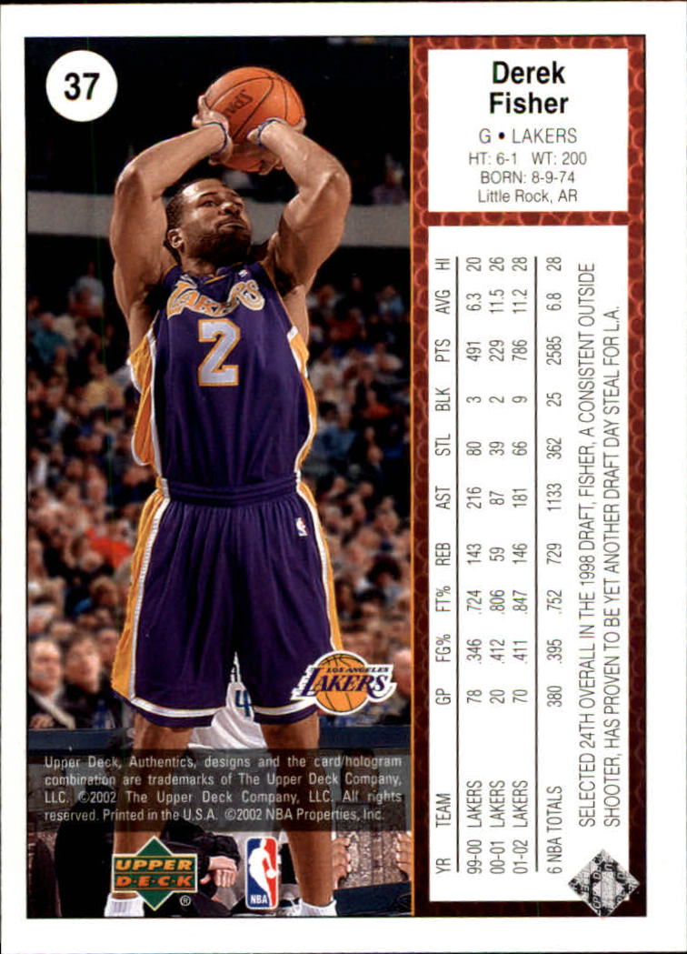 2002/2003 Authentics (Upper Deck) Basketball - Picture 302 of 374