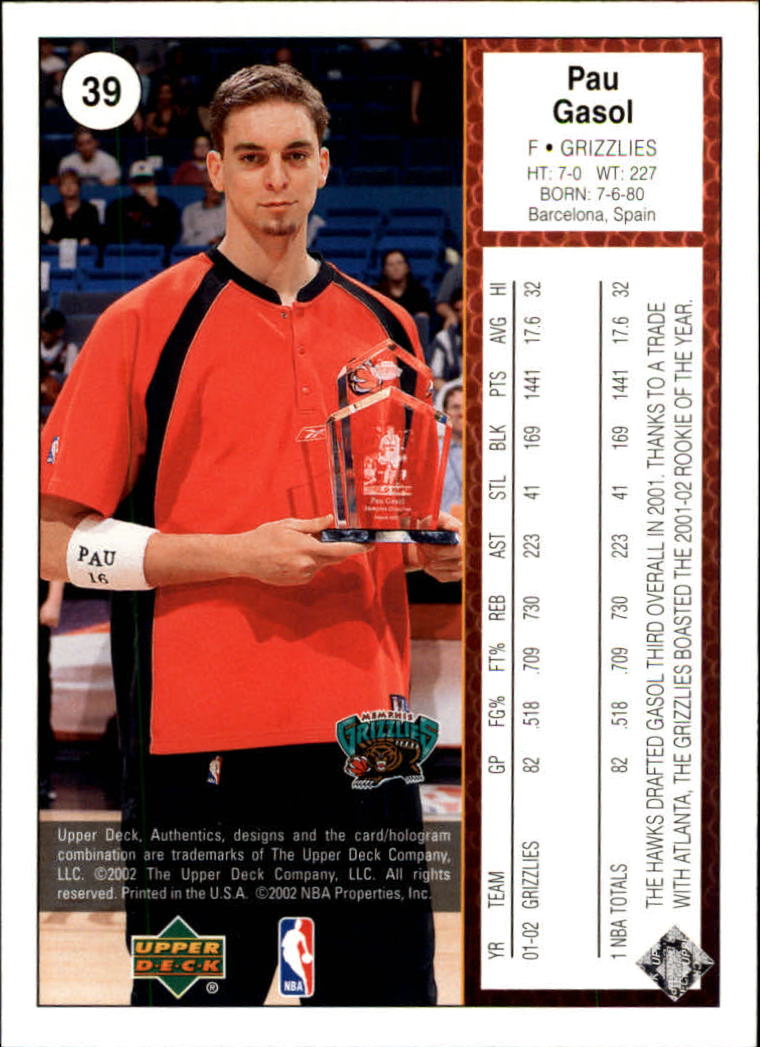 2002/2003 Authentics (Upper Deck) Basketball - Picture 298 of 374