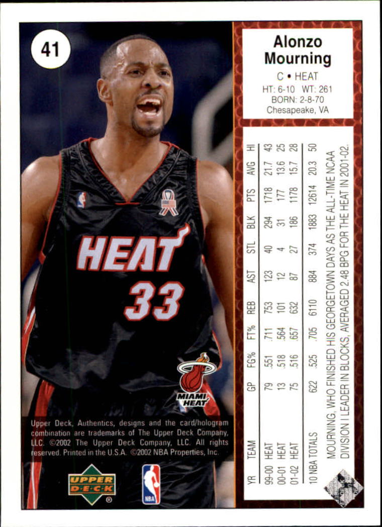2002/2003 Authentics (Upper Deck) Basketball - Picture 294 of 374