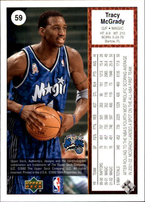 2002/2003 Authentics (Upper Deck) Basketball - Picture 258 of 374