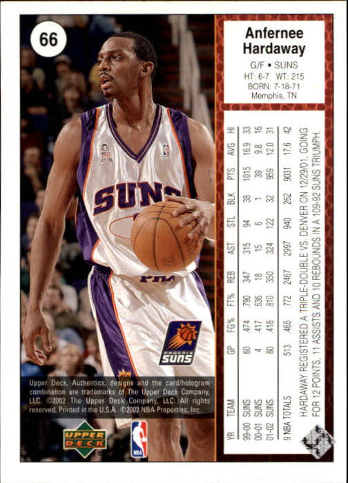 2002/2003 Authentics (Upper Deck) Basketball - Picture 244 of 374