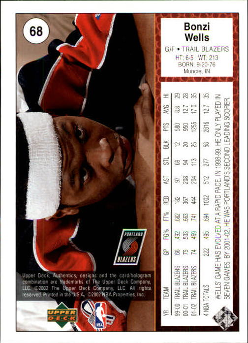 2002/2003 Authentics (Upper Deck) Basketball - Picture 240 of 374