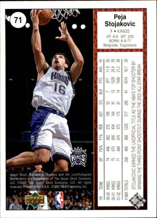 2002/2003 Authentics (Upper Deck) Basketball - Picture 234 of 374