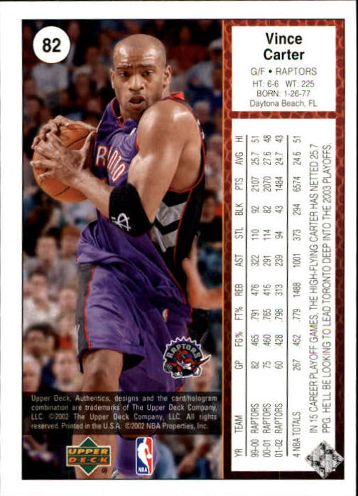 2002/2003 Authentics (Upper Deck) Basketball - Picture 212 of 374