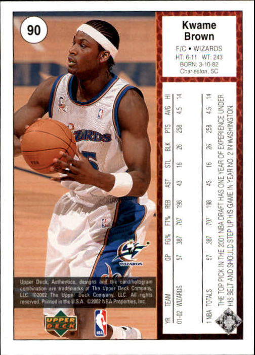 2002/2003 Authentics (Upper Deck) Basketball - Picture 198 of 374