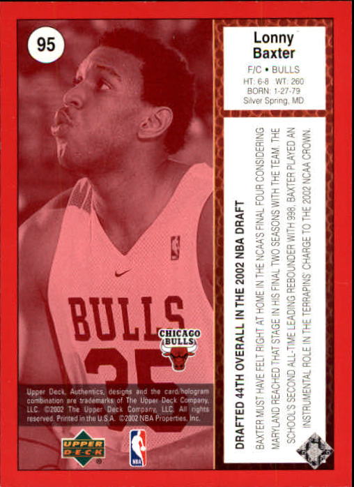 2002/2003 Authentics (Upper Deck) Basketball - Picture 188 of 374