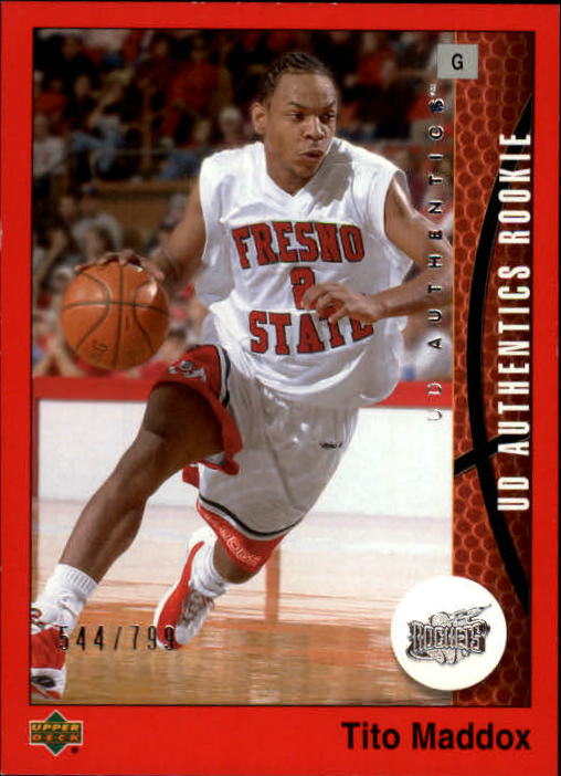 2002/2003 Authentics (Upper Deck) Basketball - Picture 183 of 374
