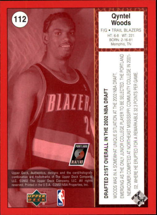 2002/2003 Authentics (Upper Deck) Basketball - Picture 160 of 374