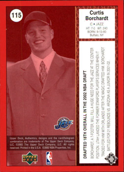 2002/2003 Authentics (Upper Deck) Basketball - Picture 156 of 374