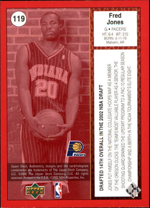 2002/2003 Authentics (Upper Deck) Basketball - Picture 148 of 374