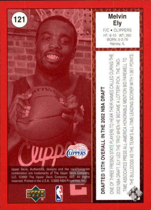 2002/2003 Authentics (Upper Deck) Basketball - Picture 144 of 374