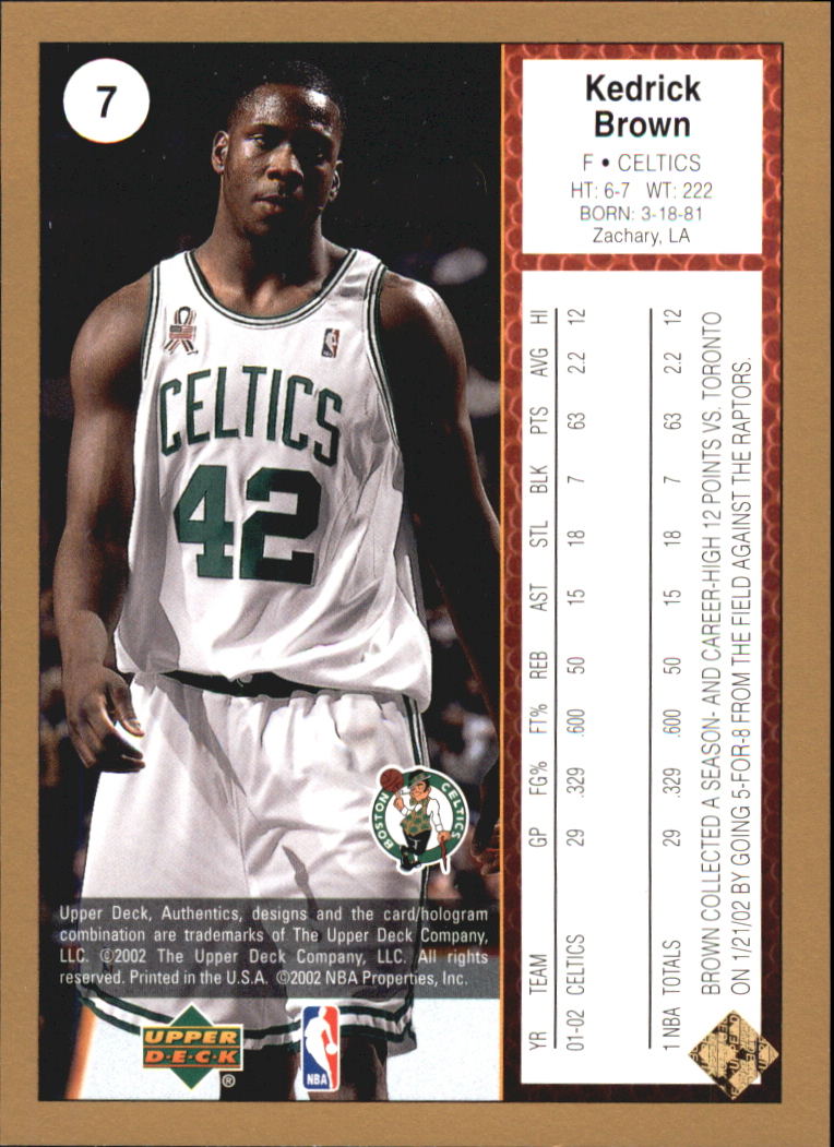 2002/2003 Authentics (Upper Deck) Basketball - Picture 126 of 374