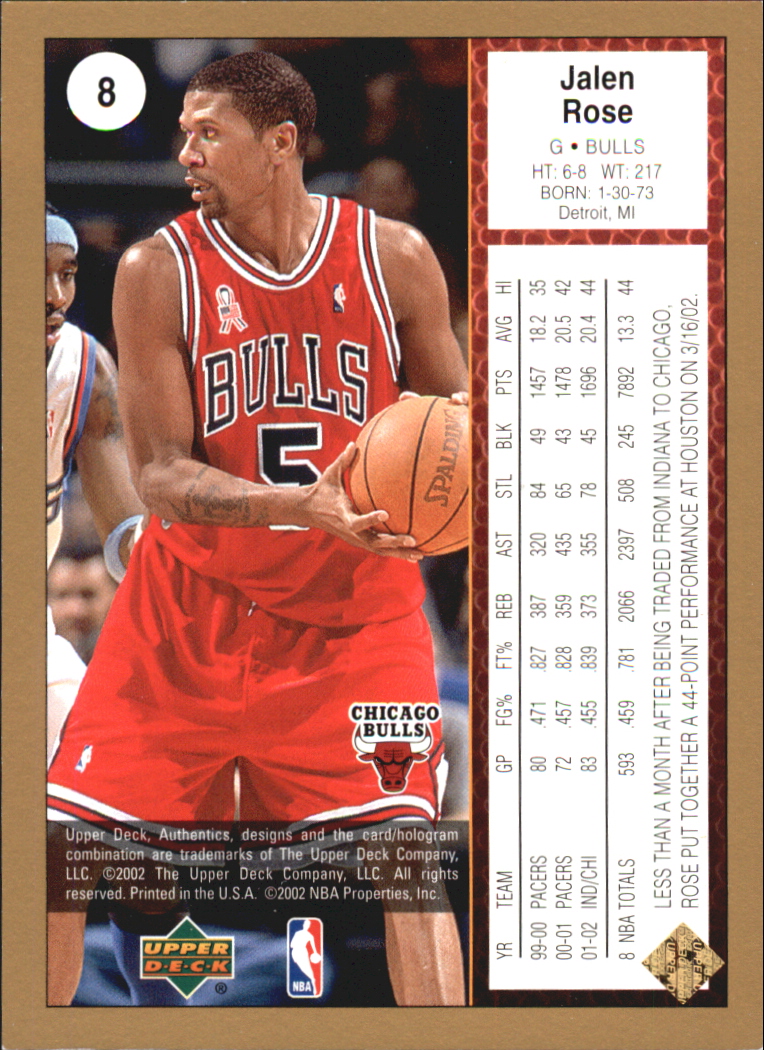 2002/2003 Authentics (Upper Deck) Basketball - Picture 124 of 374