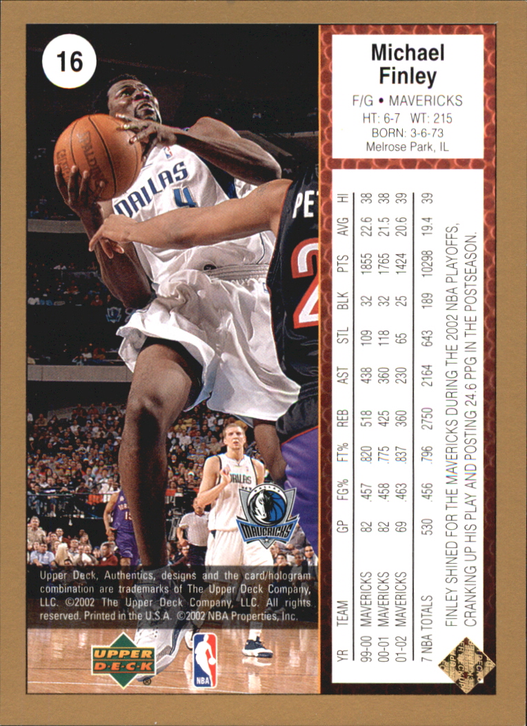 2002/2003 Authentics (Upper Deck) Basketball - Picture 112 of 374