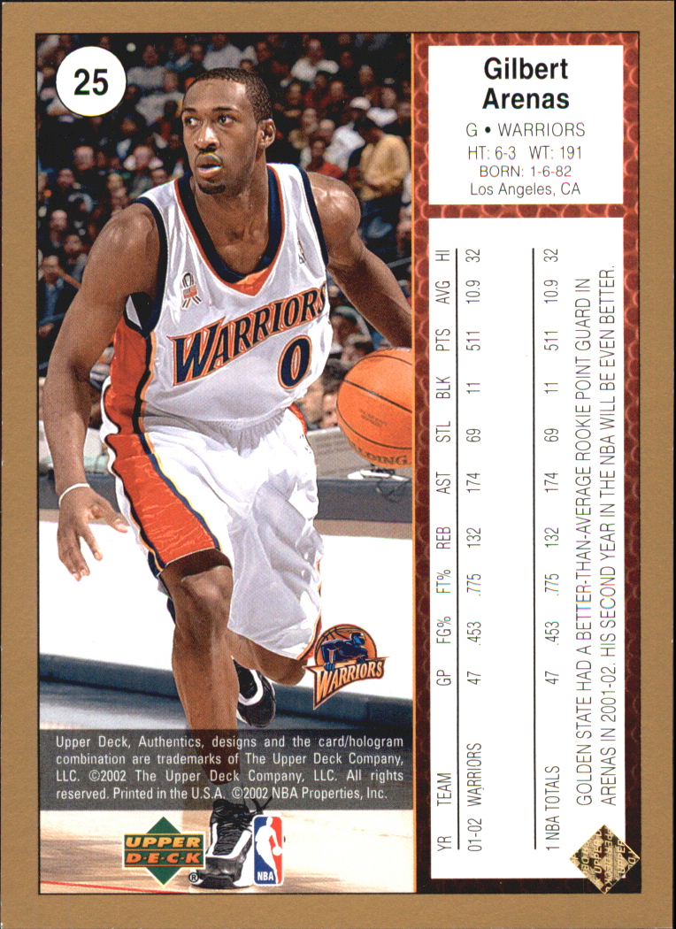 2002/2003 Authentics (Upper Deck) Basketball - Picture 98 of 374