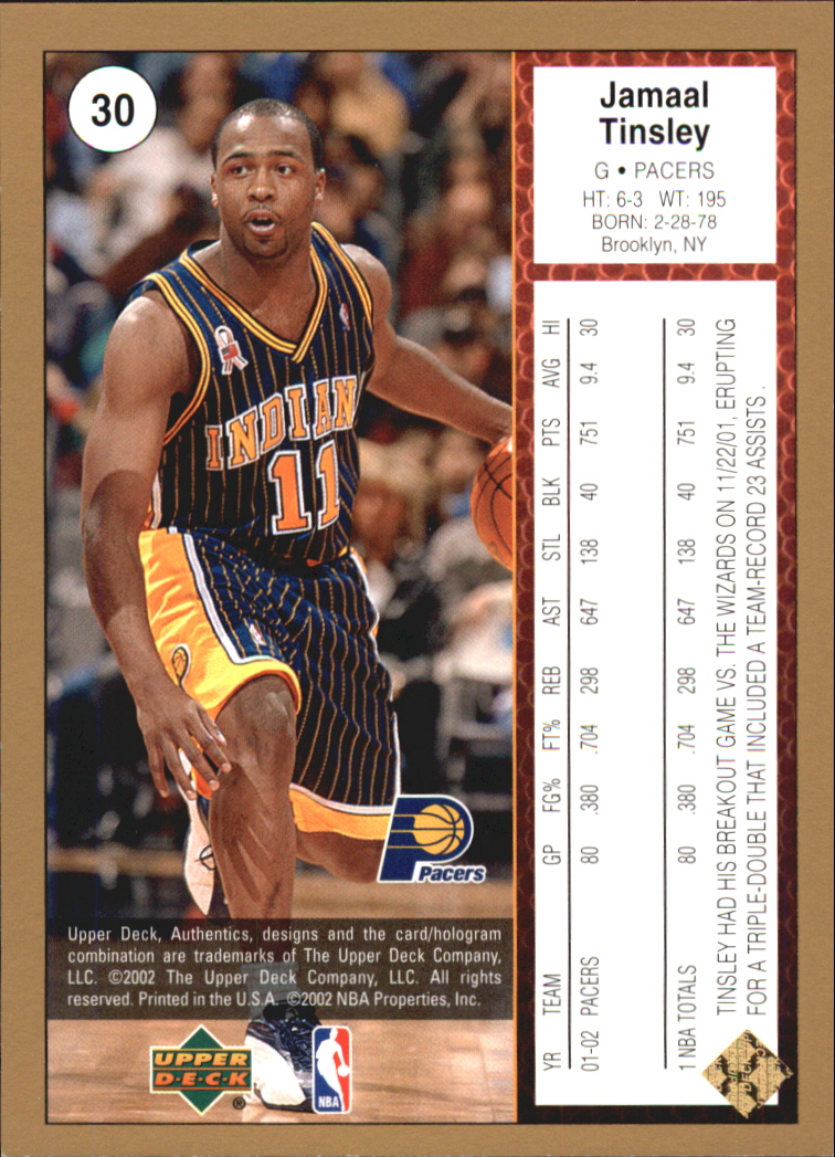 2002/2003 Authentics (Upper Deck) Basketball - Picture 94 of 374