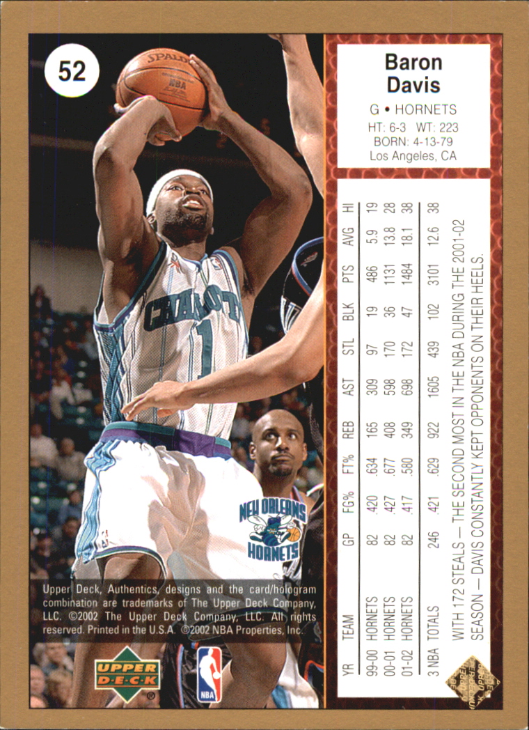 2002/2003 Authentics (Upper Deck) Basketball - Picture 74 of 374