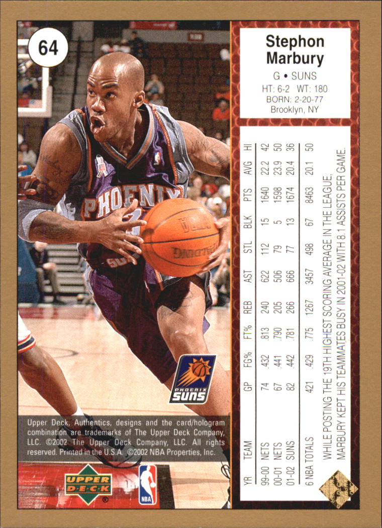 2002/2003 Authentics (Upper Deck) Basketball - Picture 59 of 374
