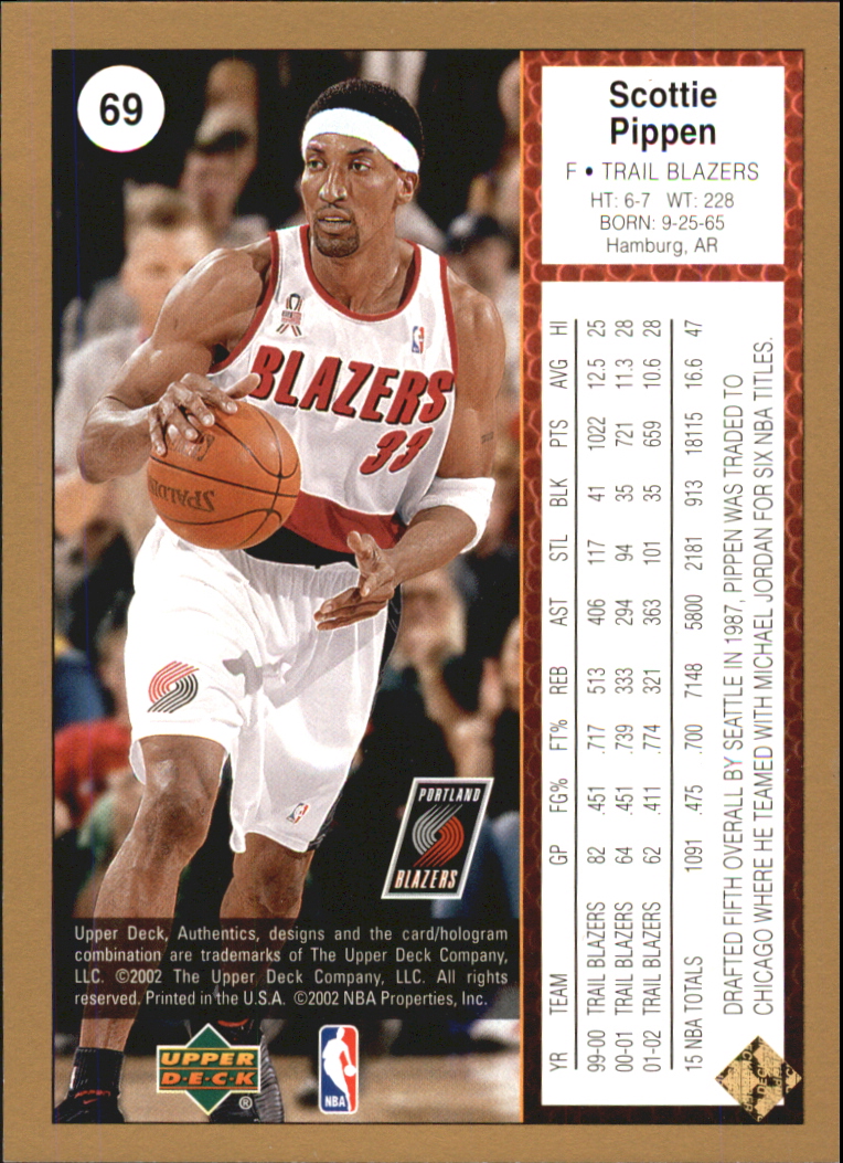 2002/2003 Authentics (Upper Deck) Basketball - Picture 53 of 374