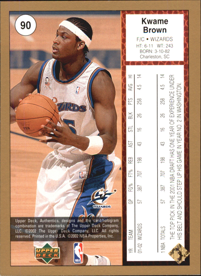 2002/2003 Authentics (Upper Deck) Basketball - Picture 41 of 374