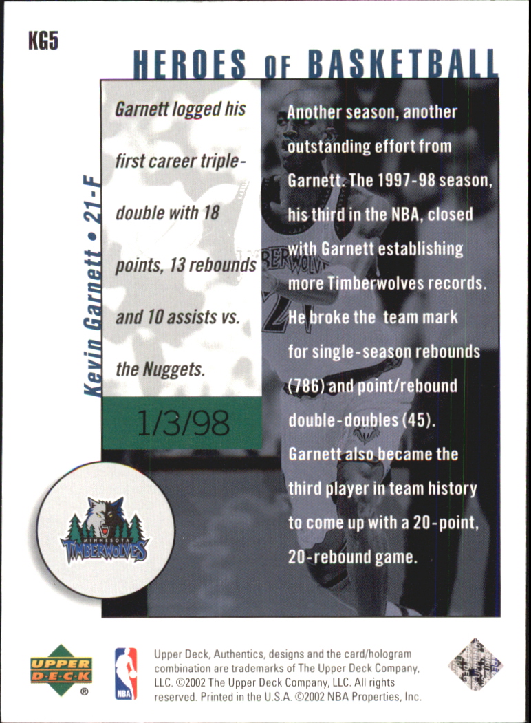2002/2003 Authentics (Upper Deck) Basketball - Picture 25 of 374