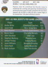 2002-03 Topps Ten Basketball Card Pick - Picture 50 of 209