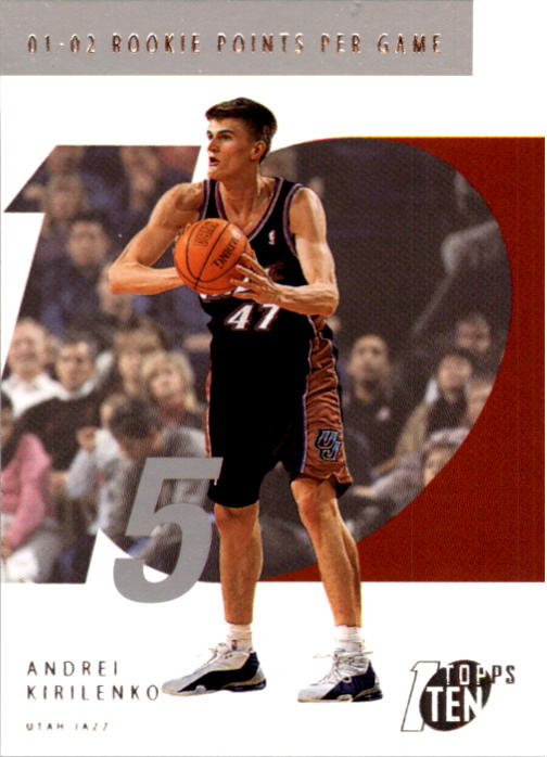 2002-03 Topps Ten Basketball Card Pick - Picture 185 of 209