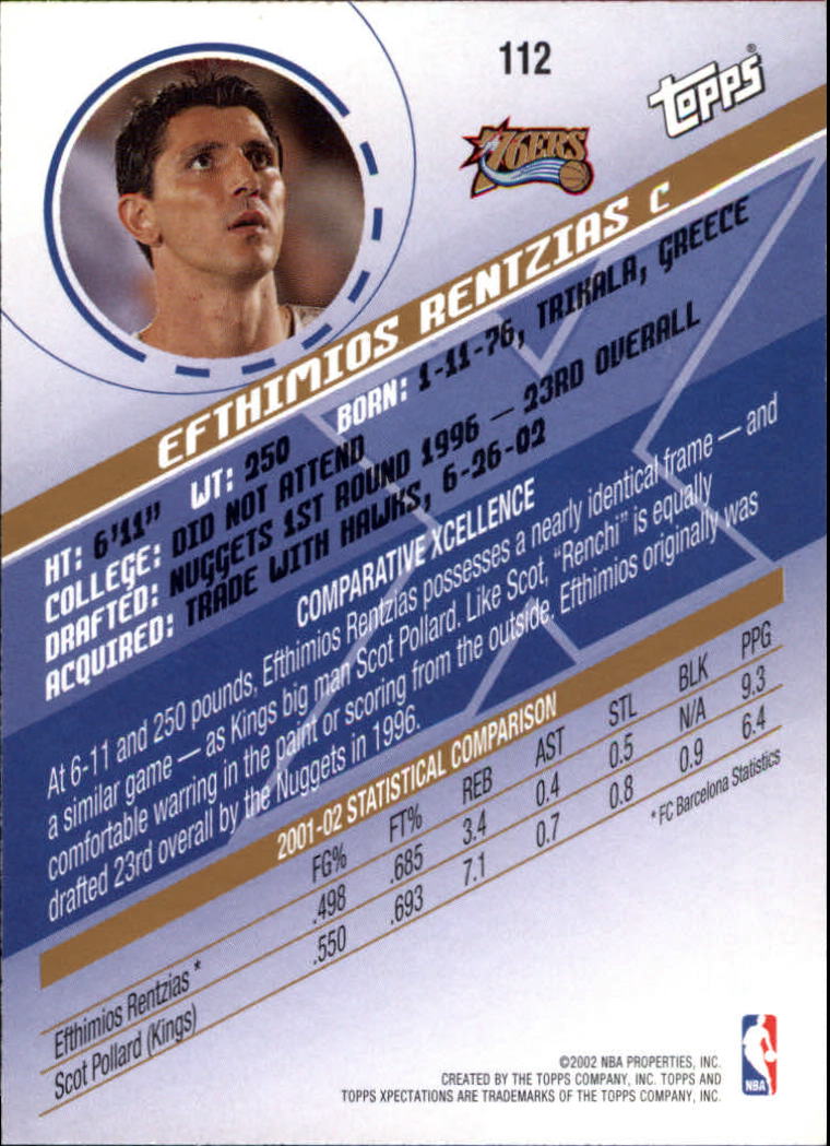 2002/2003 Xpectations (Topps) Basketball - Picture 23 of 36