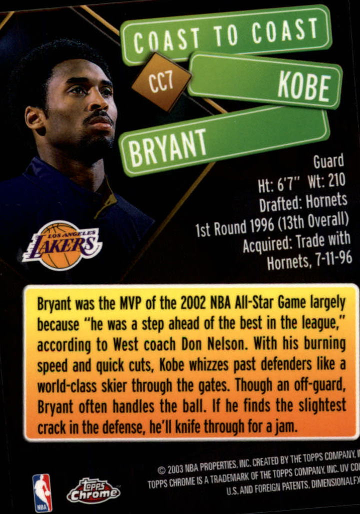 2002/2003 Topps Chrome Basketball Part 3 Insert Cards - Picture 9 of 47