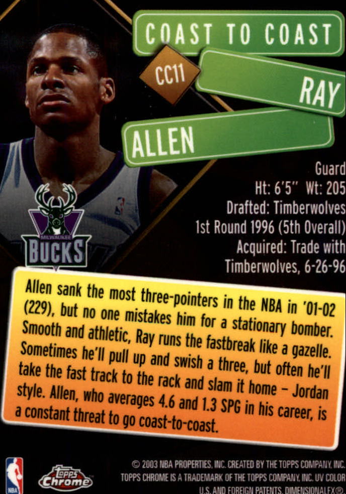 2002/2003 Topps Chrome Basketball Part 3 Insert Cards - Picture 11 of 47