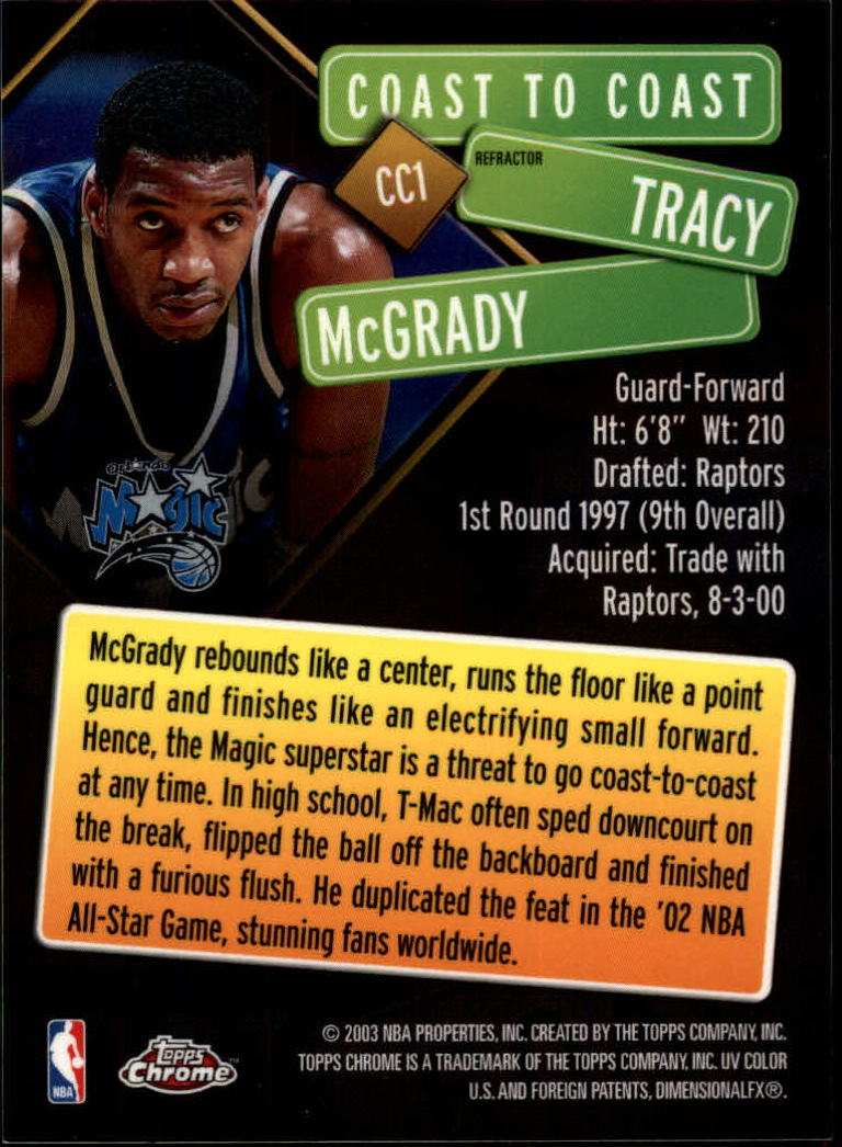 2002/2003 Topps Chrome Basketball Part 3 Insert Cards - Picture 23 of 47