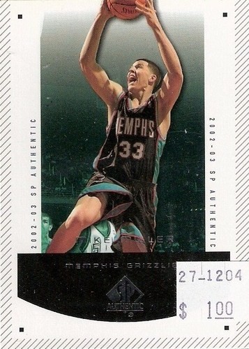 2002/2003 SP Authentic (Upper Deck) Basketball - Picture 174 of 307