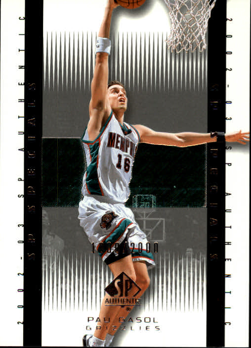 2002/2003 SP Authentic (Upper Deck) Basketball - Picture 104 of 307