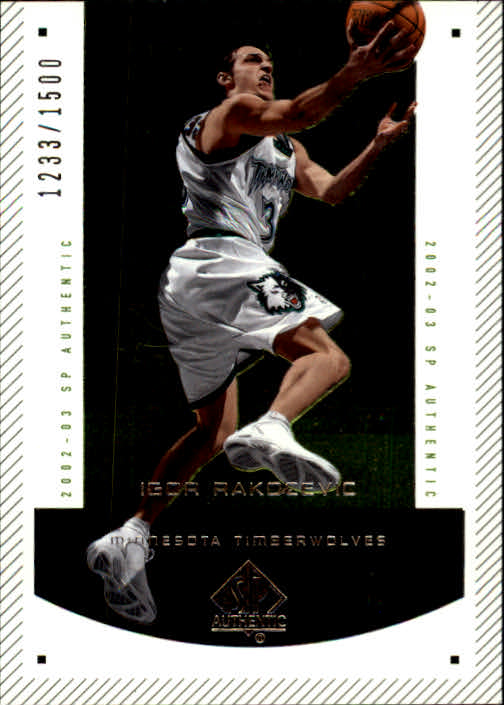 2002/2003 SP Authentic (Upper Deck) Basketball - Picture 30 of 307
