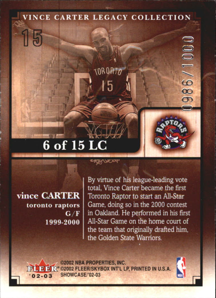 2002/2003 Fleer Showcase Basketball - Picture 213 of 213