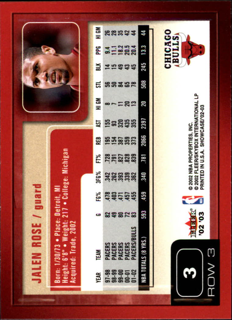 2002/2003 Fleer Showcase Basketball - Picture 5 of 213