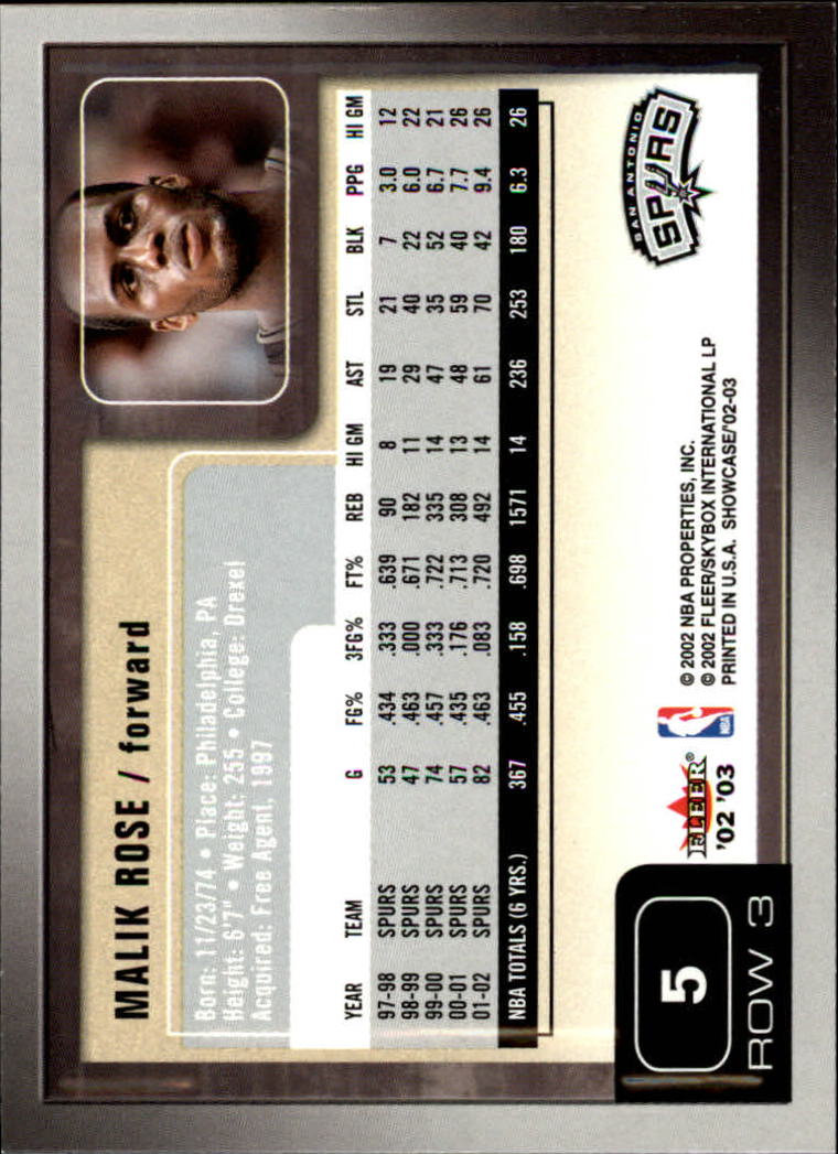 2002/2003 Fleer Showcase Basketball - Picture 9 of 213