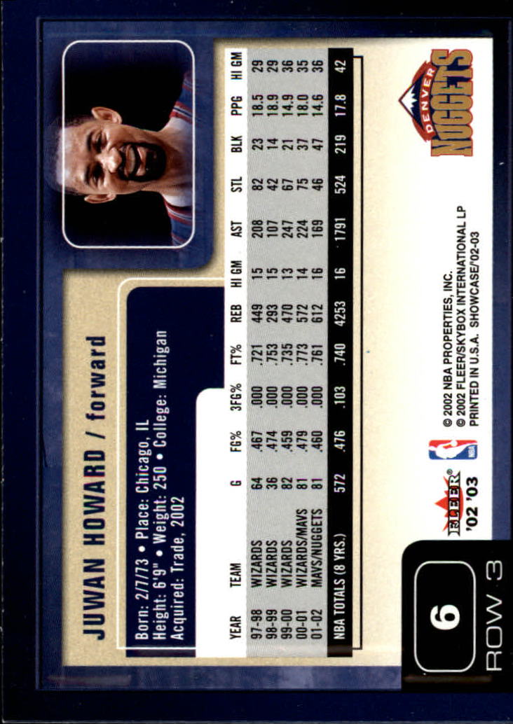 2002/2003 Fleer Showcase Basketball - Picture 11 of 213