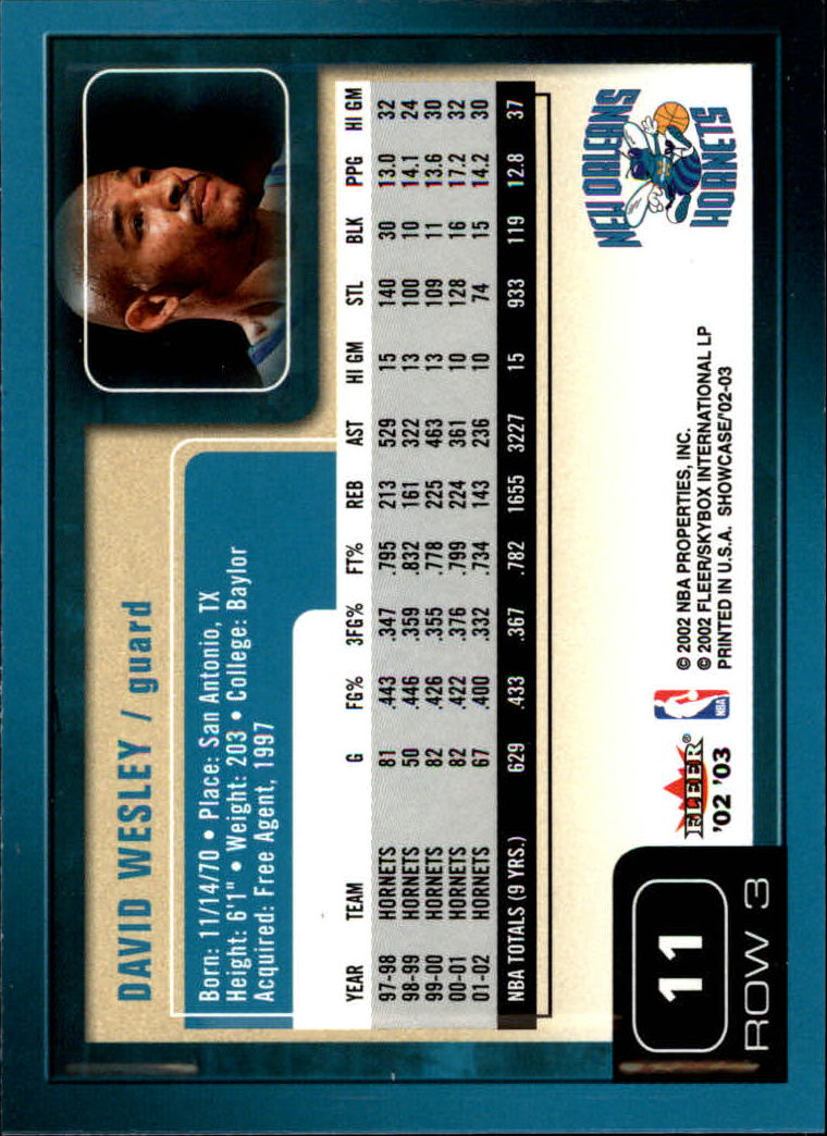2002/2003 Fleer Showcase Basketball - Picture 21 of 213